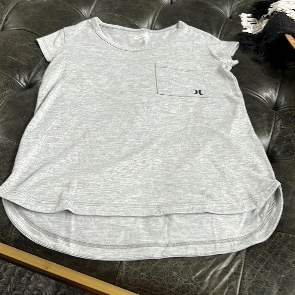 Hurley high/low tee gray
